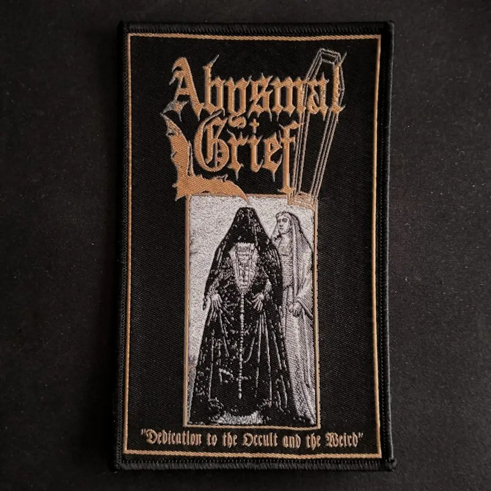 Abysmal Grief "Dedication to the Occult and the Weird" Patch woven