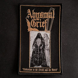 Abysmal Grief "Dedication to the Occult and the Weird" Patch woven