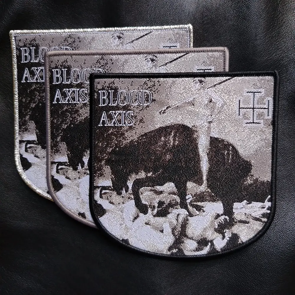 Blood Axis "The Gospel Of Inhumanity" Woven Patch!!