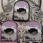 Carpathian Forest "Through Chasm, Caves and Titan Woods…" [black, Magenta and Grey border] Patch woven