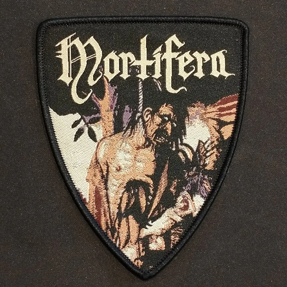 Mortifera "Maledictiih" [black border] Patch woven!!