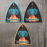 Obtained Enslavement "Witchcraft" [black, blue and yellow border] Patch woven
