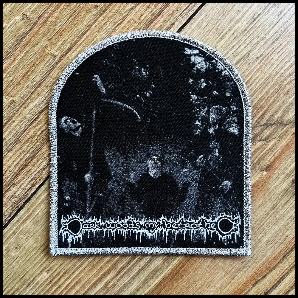 Darkwoods My Betrothed "Dark Aureoles Gathering" Patch woven grey border!!