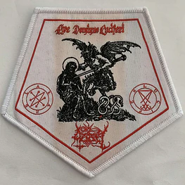 Azazel "Ave Dominus Luciferi" Patch White border!!