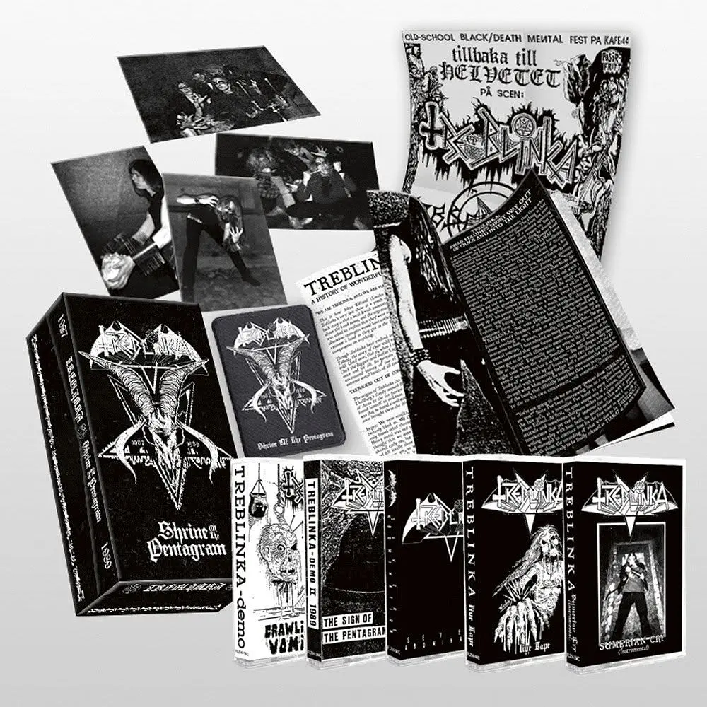 Treblinka "Shrine Of The Pentagram" Deluxe 5 Cassettes Box Set!!