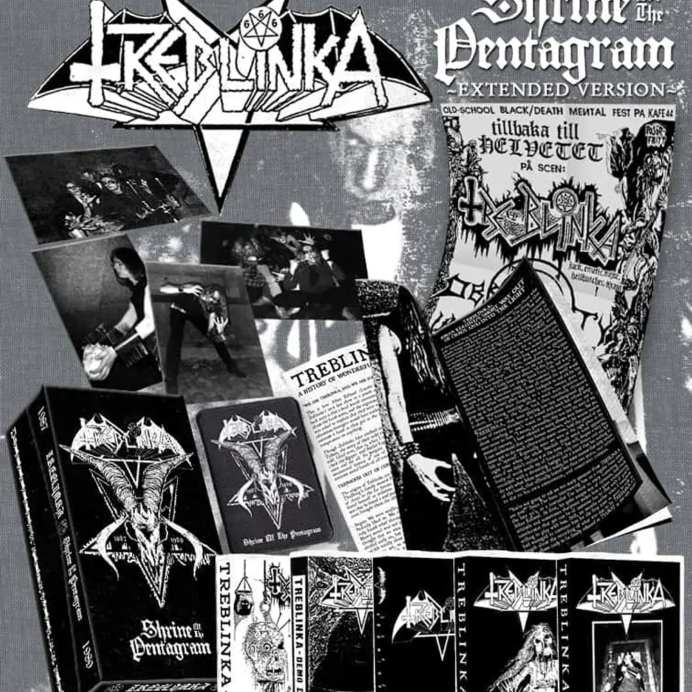 Treblinka "Shrine Of The Pentagram" Deluxe 5 Cassettes Box Set!!
