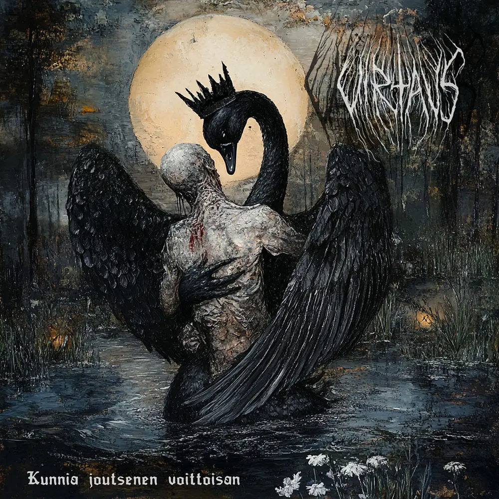Kuusuo & Virtaus "Curse Still Lingers On / Kunnia Joutsenen Voittoisan" Split CD Digipack 