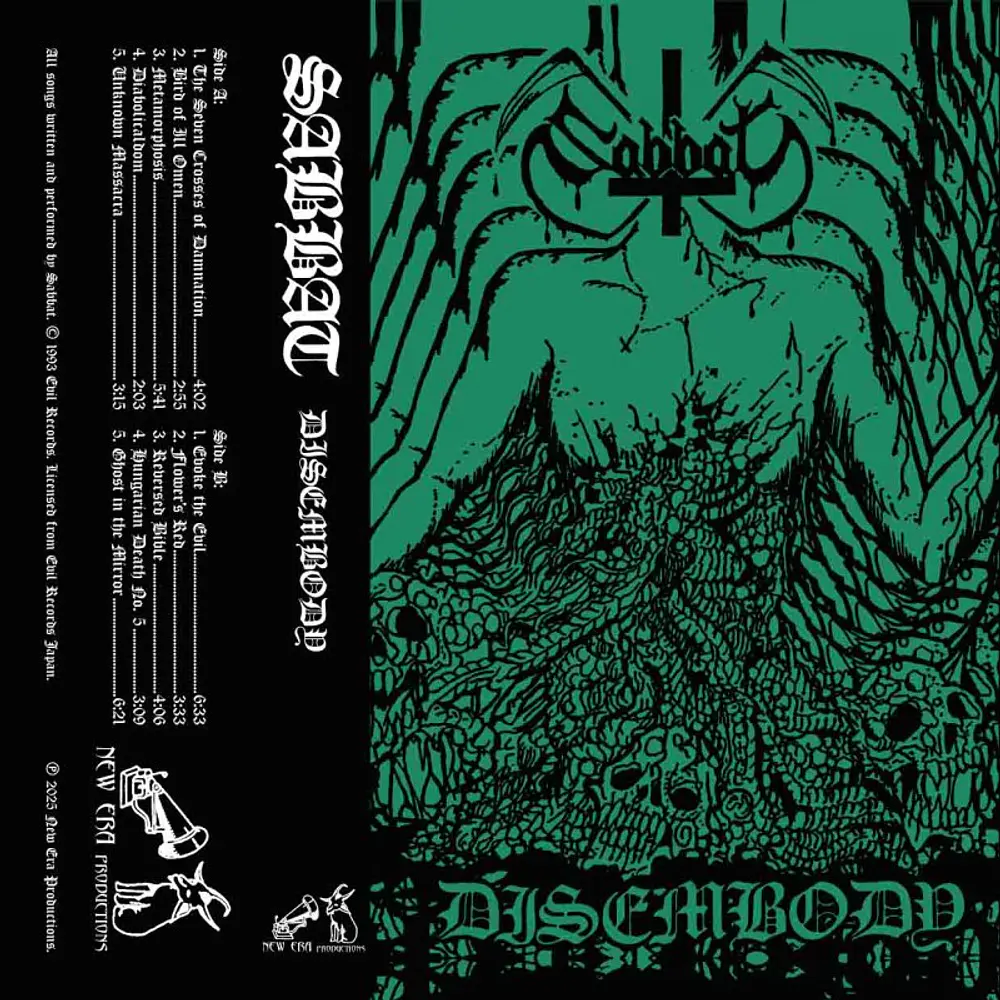 Sabbat "Disembody" Cassette