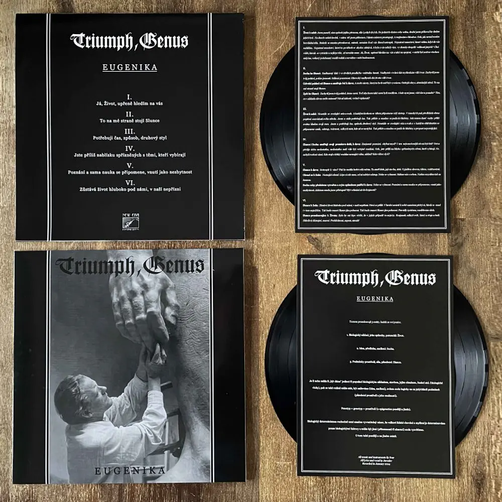 Triumph, Genus "Eugenika" LP Black vinyl!!
