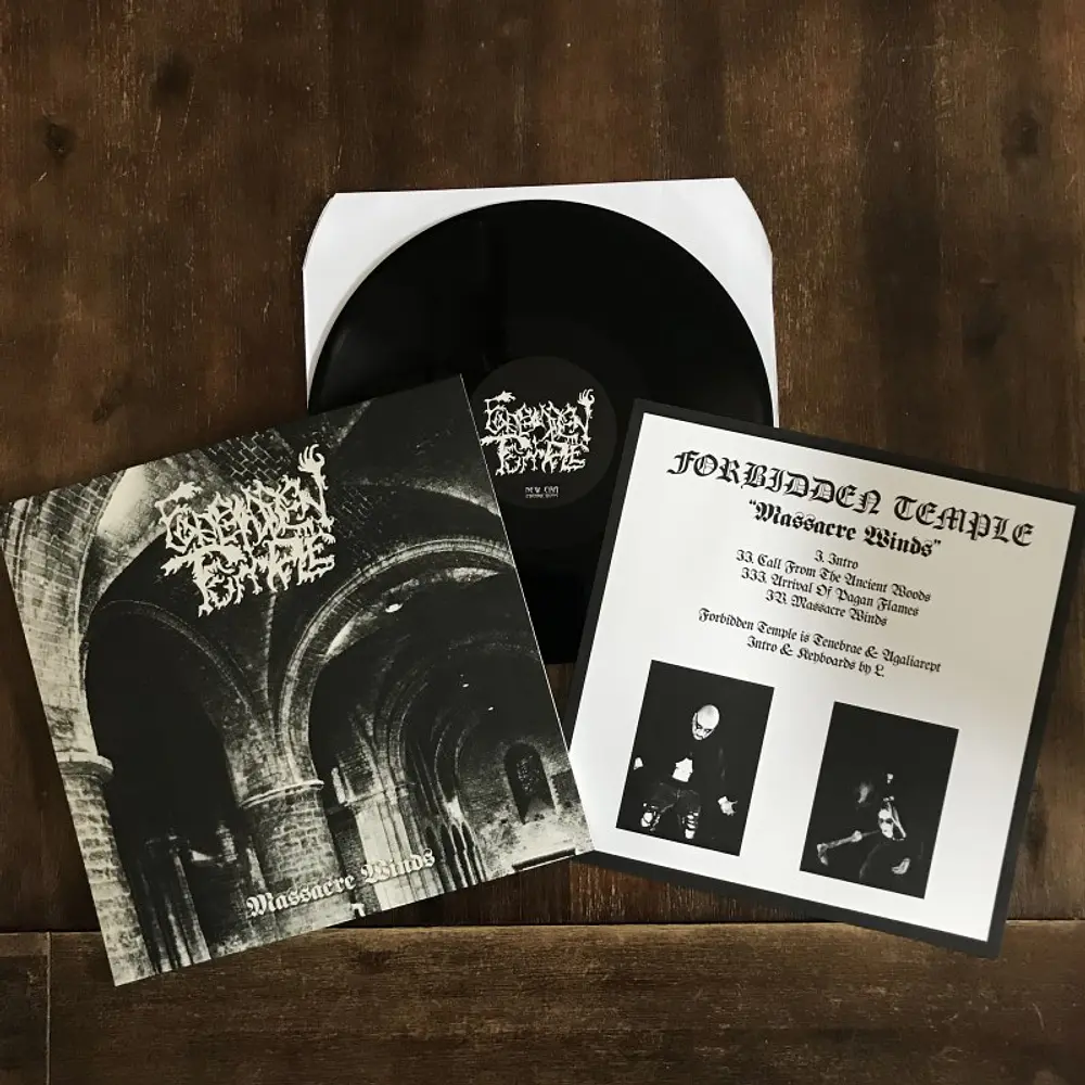 Forbidden Temple / Ultima Thule "Forbidden Temple / Ultima Thule" Split LP Black vinyl
