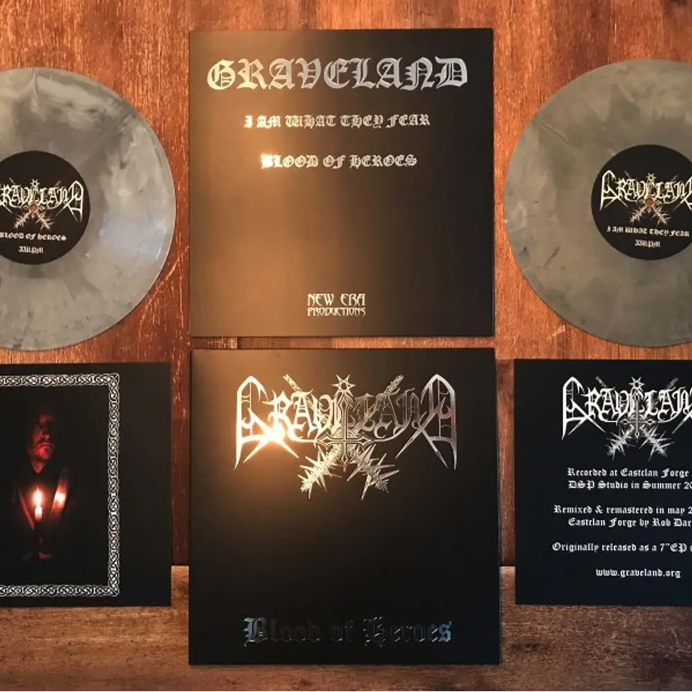 Graveland "Blood Of Heroes" Black Vinyl 10"EP 