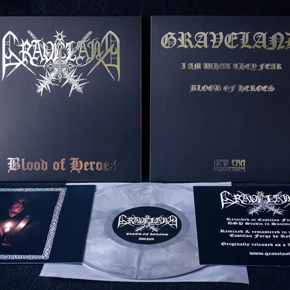 Graveland "Blood Of Heroes" Black Vinyl 10"EP 