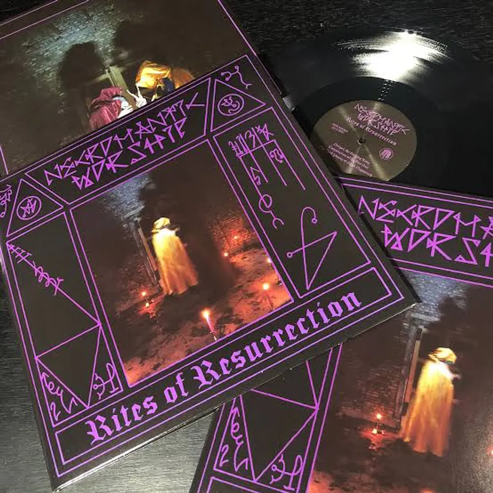 Necromantic Worship "Rites of Resurrection" LP Gatefold Black vinyl 