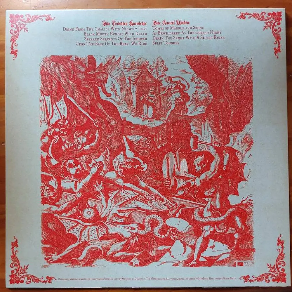 Grand Celestial Nightmare "Forbidden Knowledge And Ancient Wisdom" LP Red vinyl!!