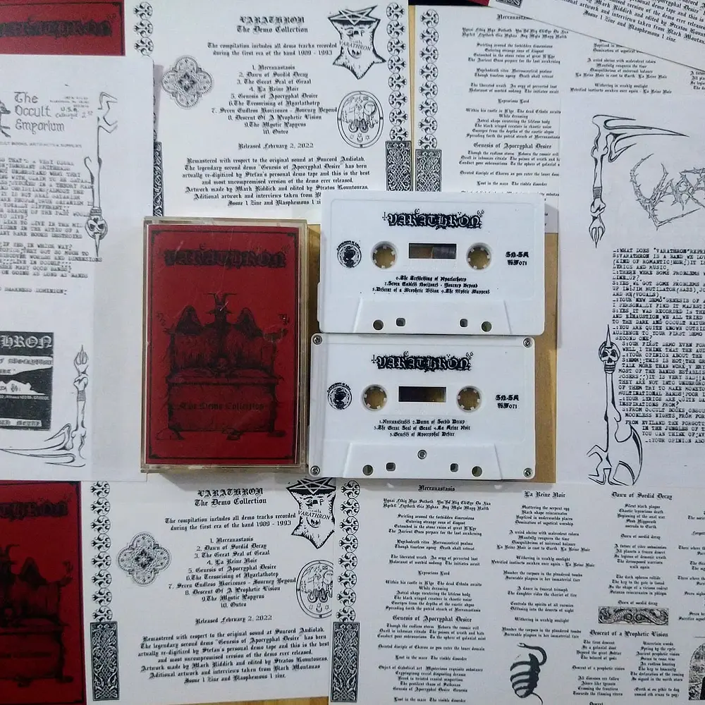 Varathron "The Demo Collection"  Cassette