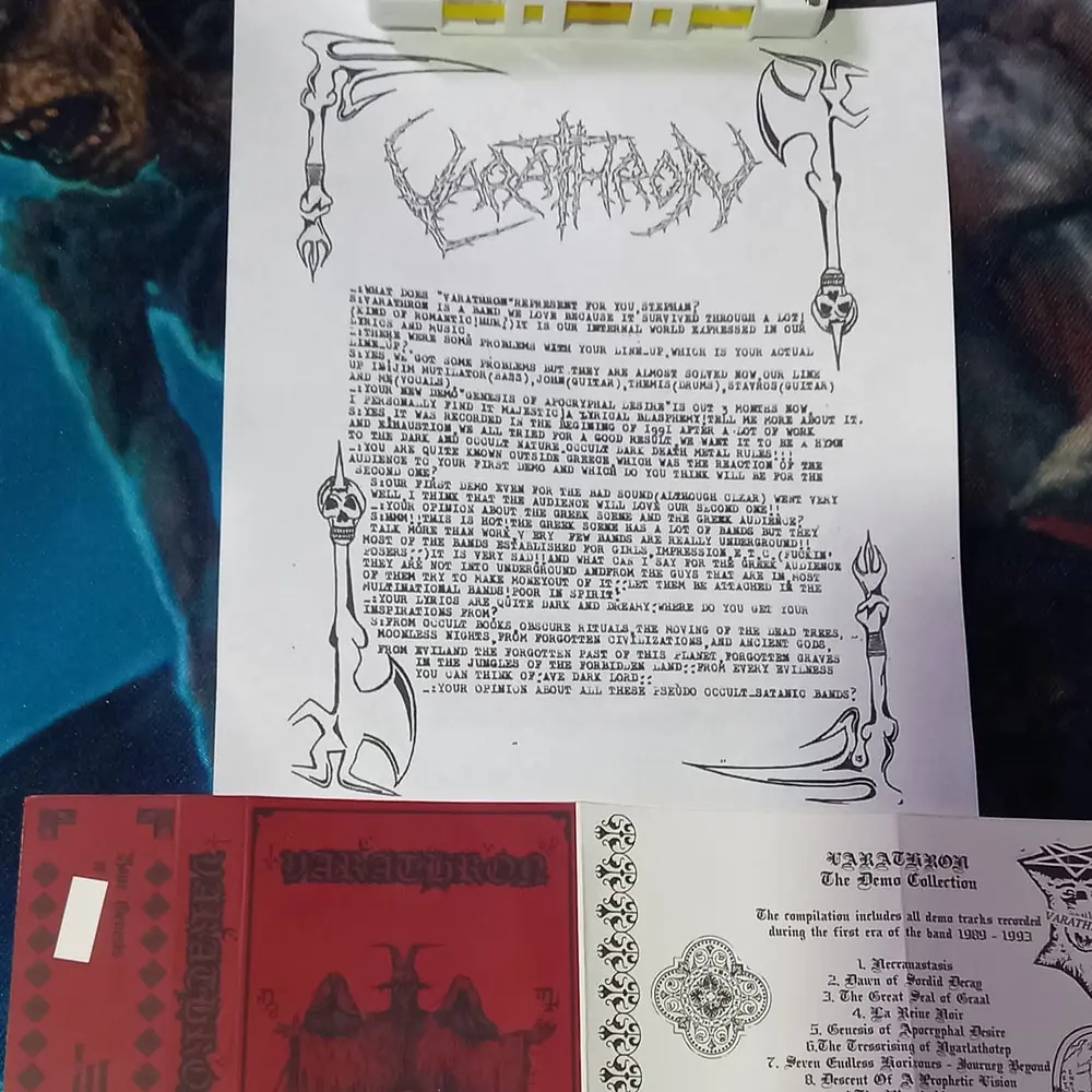 Varathron "The Demo Collection"  Cassette