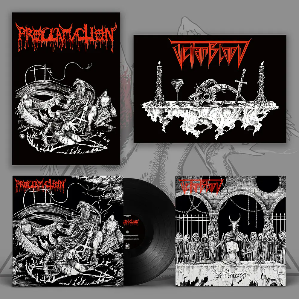 Proclamation / Teitanblood "Proclamation / Teitanblood" Split LP Black vinyl!!