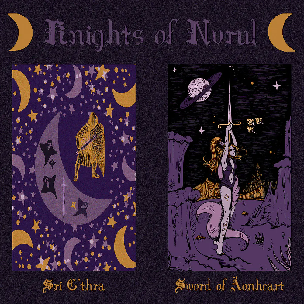 Knights Of Nvrul ‎"Sri G'thra & Sword of Äonheart" 2 CD Digipack 