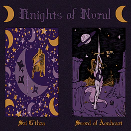 Knights Of Nvrul ‎"Sri G'thra & Sword of Äonheart" 2 CD Digipack 