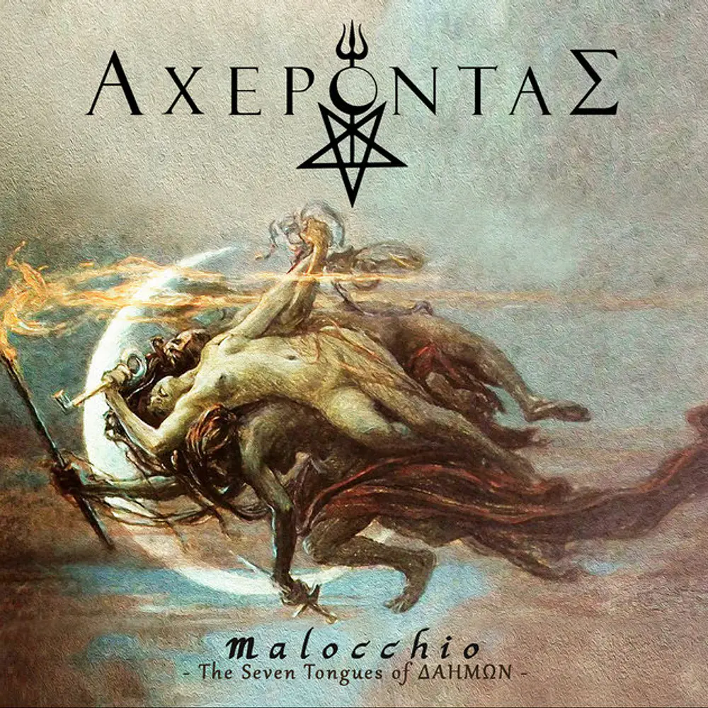 Acherontas (Αχέροντας) "Malocchio​-​The Seven Tongues of Δαημων" CD 