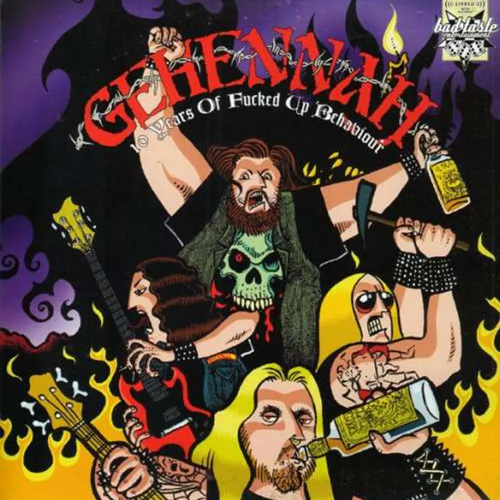 Gehennah "10 Years Of Fucked Up Behavior" CD