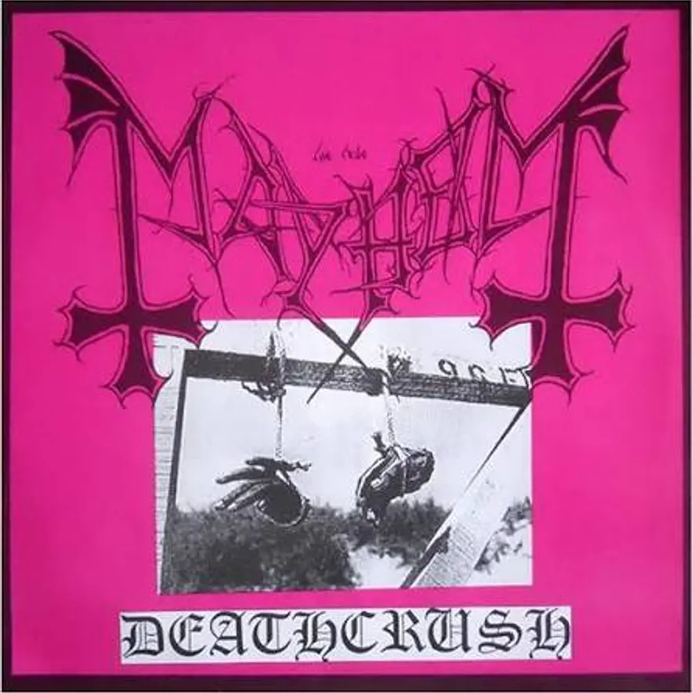 Mayhem "Deathcrush" CD rare Bootleg pink version Posercorpse!!