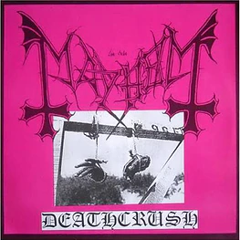 Mayhem "Deathcrush" CD rare Bootleg pink version Posercorpse!!