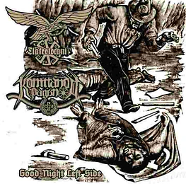 Tlateotocani / Kommando Pagano "Good Night Left Side" Split CD