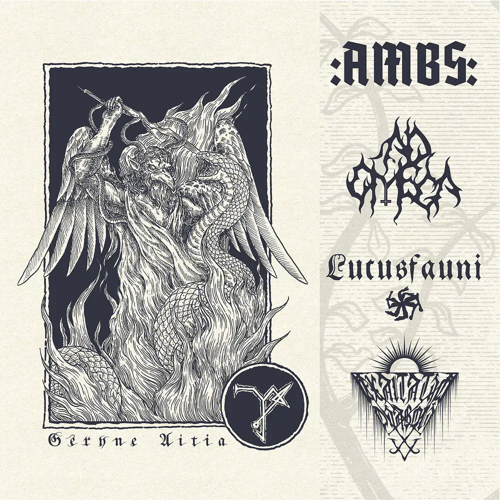 Exaltatio Diaboli / Ad Omega / AMBS / Lucusfauni "Geryne Aitia" Split CD