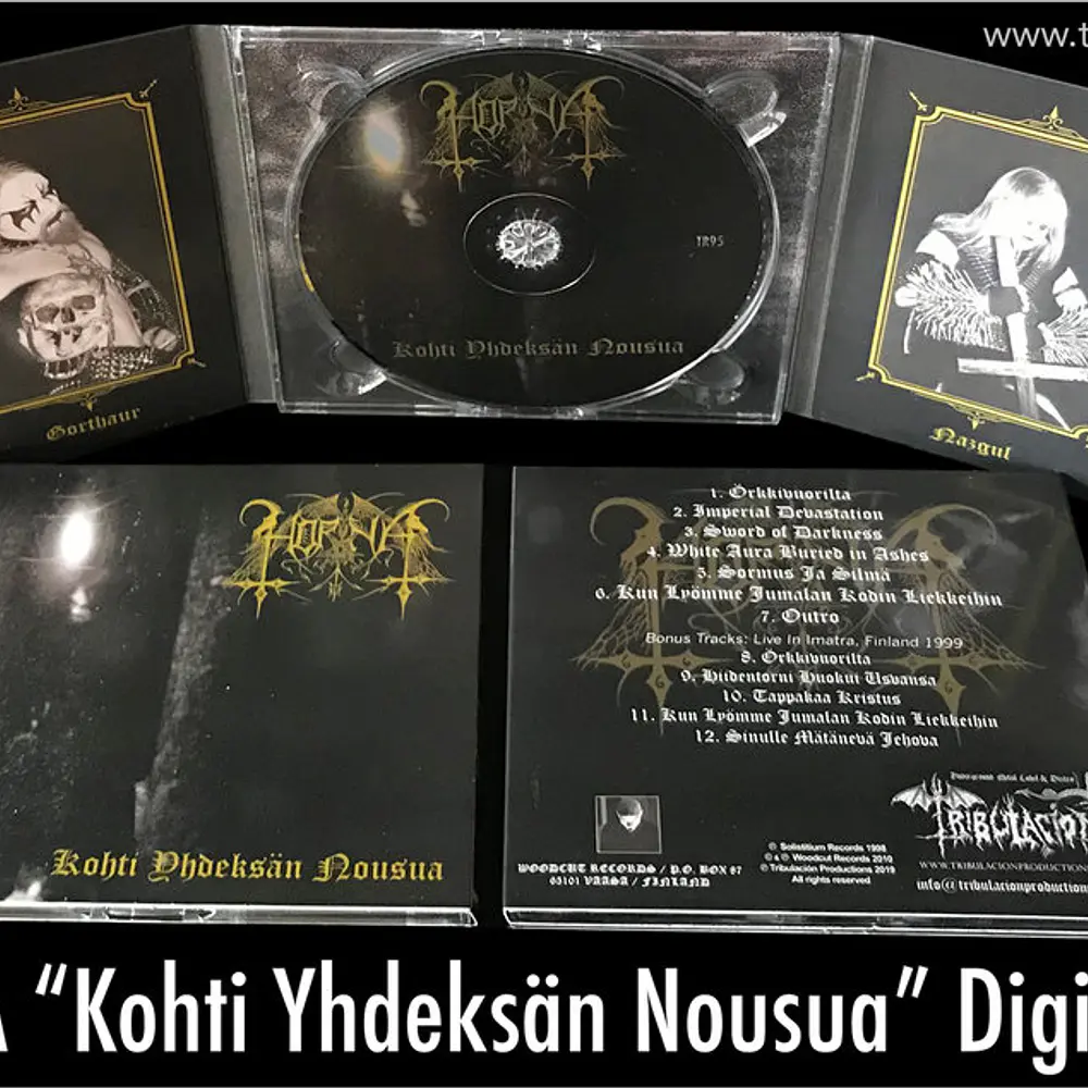 Horna "Kohti Yhdeksän Nousua" CD Digipack Bonustracks 
