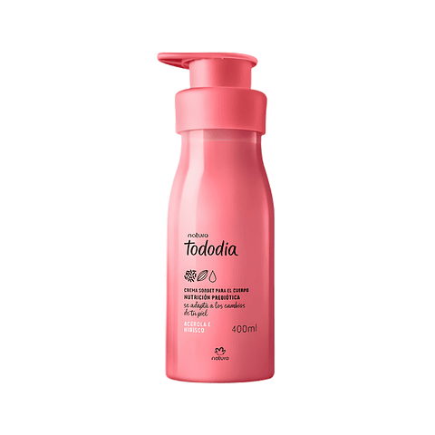 Crema Corporal Natura Tododia Acerola e Hibisco 400 ml