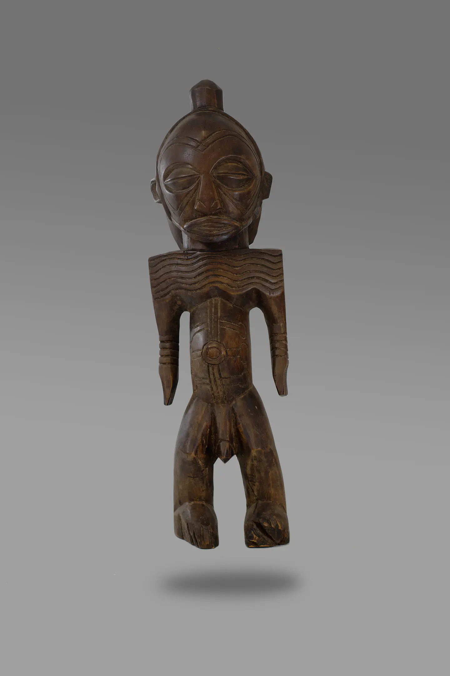 Figura Masculina Bena Lulua (Luluwa) em Madeira – R.D. Congo 1