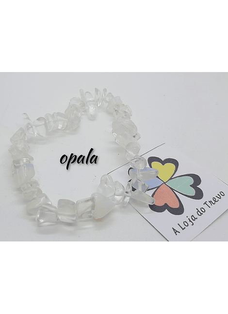 Pulseira Opala - Pedra do Amor e da Paz