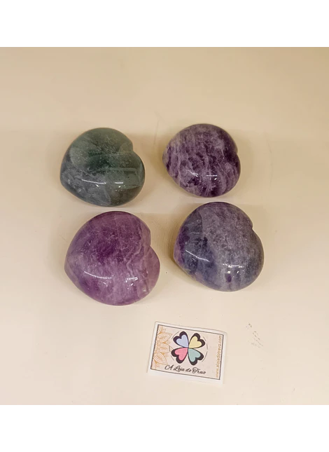 FLUORITE - CORAÇÃO