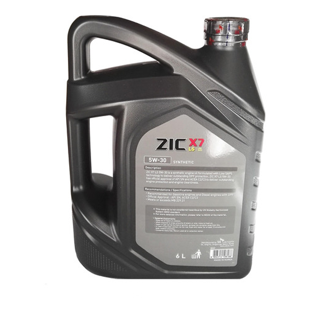  Aceite X7 5w 30 Full Sintetico 6 Litros ZIC 3