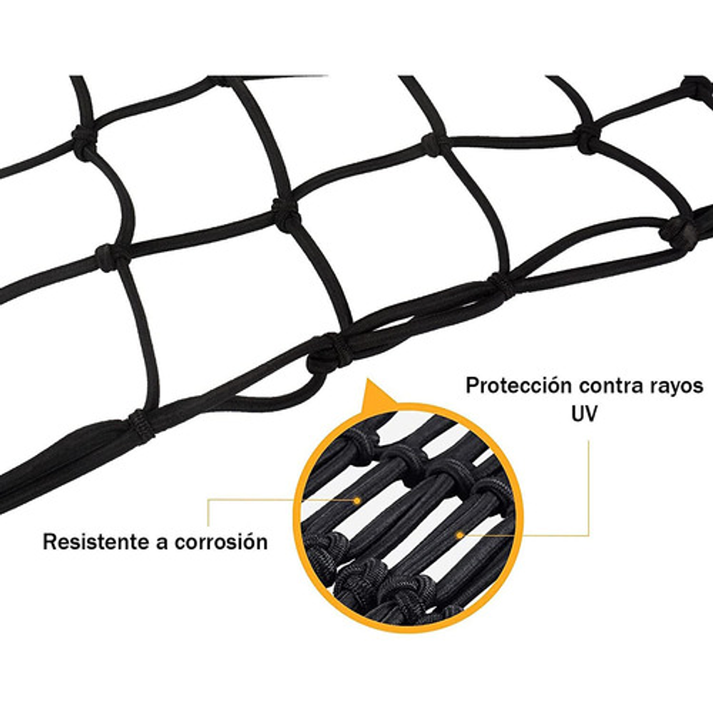 Malla Red Elástica Pulpo Maletero Carga M 115x85 2