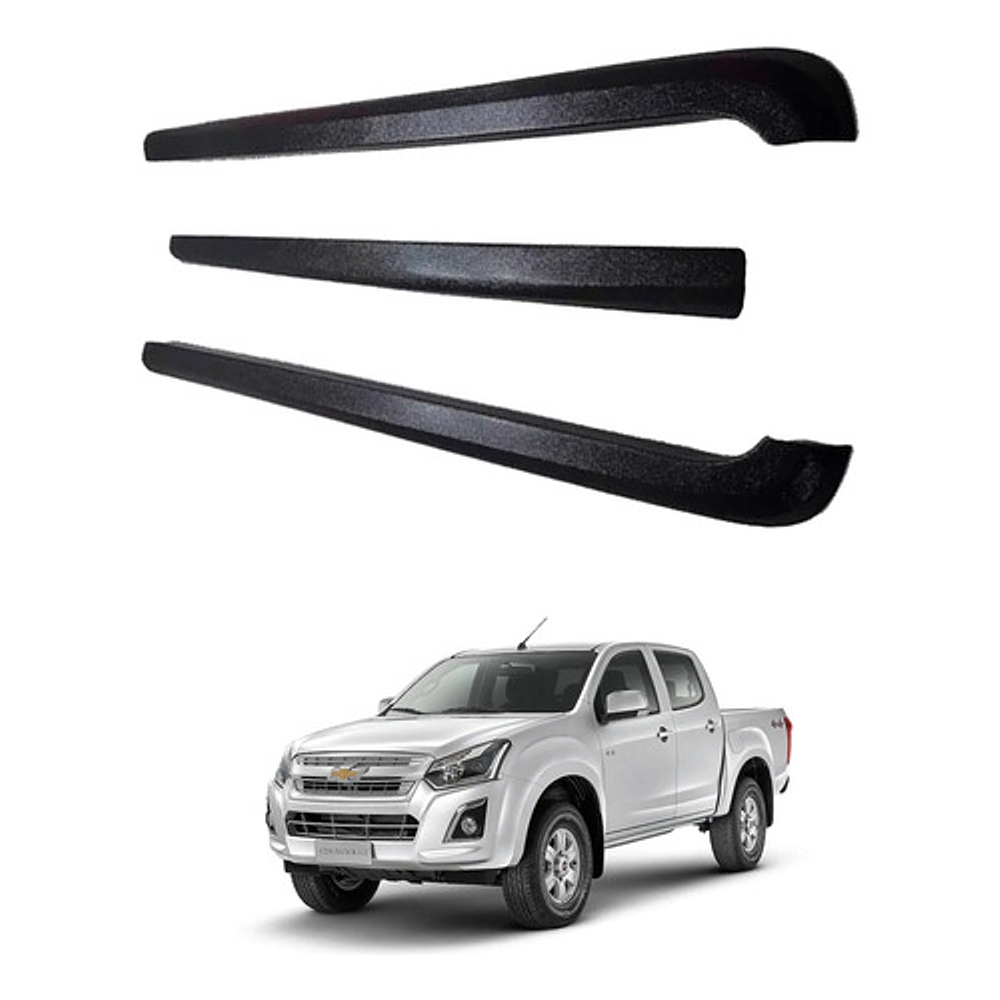 Cubre Barandas Riel Pick-Up Chevrolet New D-Max 2015-2024 1