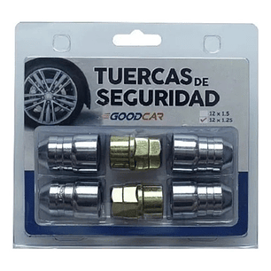 Tuercas De Seguridad Automotriz (12x1,5)(12x1,25)