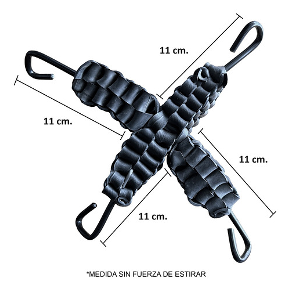 Pack 4 Pulpo Tensor Cadenas Para Nieve 4 Puntas 2