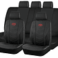 Fundas Asiento Toyota Eco Cuero Negro – 9 Piezas Bordadas | JJ Group - Miniatura 1