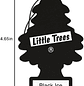 Pino Aromatico Black Ice Negro Little Trees Pack 24 Unidades - Miniatura 2