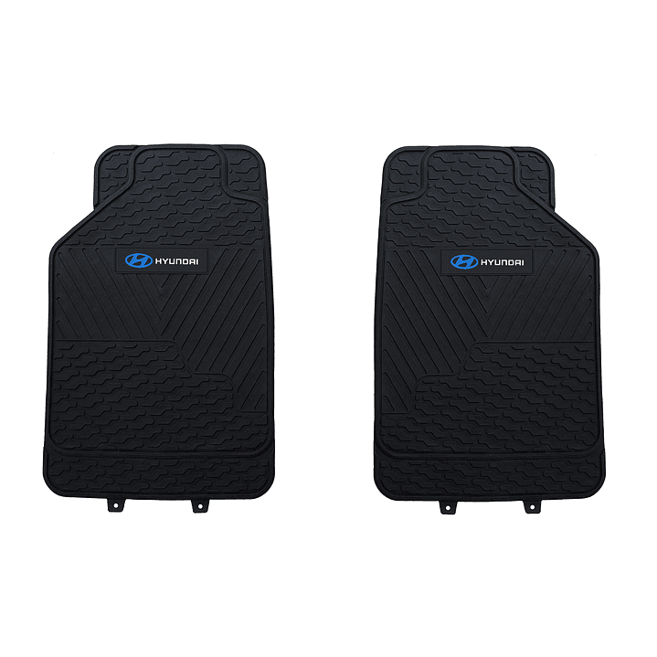 Pisos De Goma Marca Hyundai Para Vehículos 4 Piezas 2