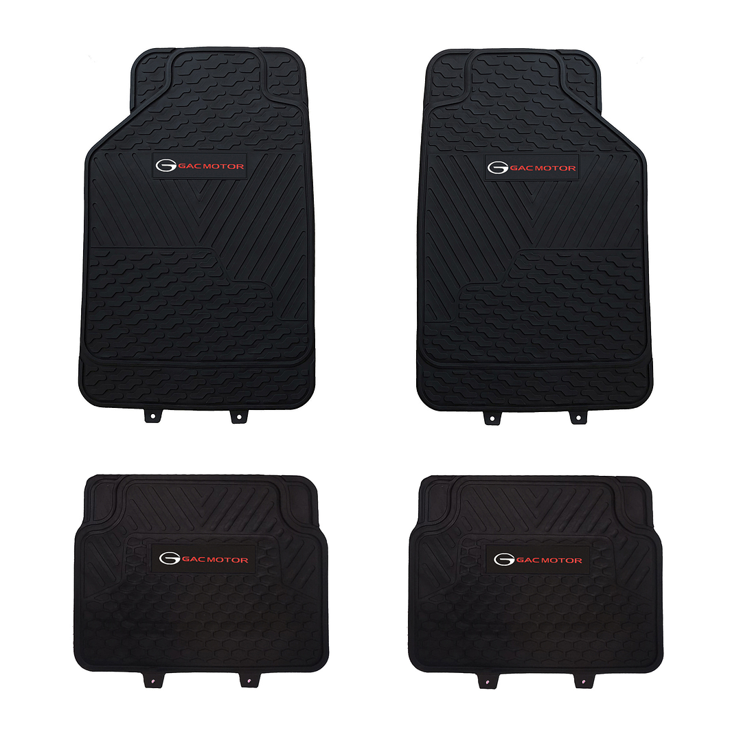 Pisos De Goma Marca GAC Para Vehículos 4 Piezas 1