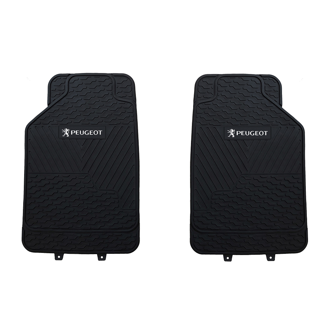 Pisos De Goma Marca Peugeot Para Vehículos 4 Piezas 2