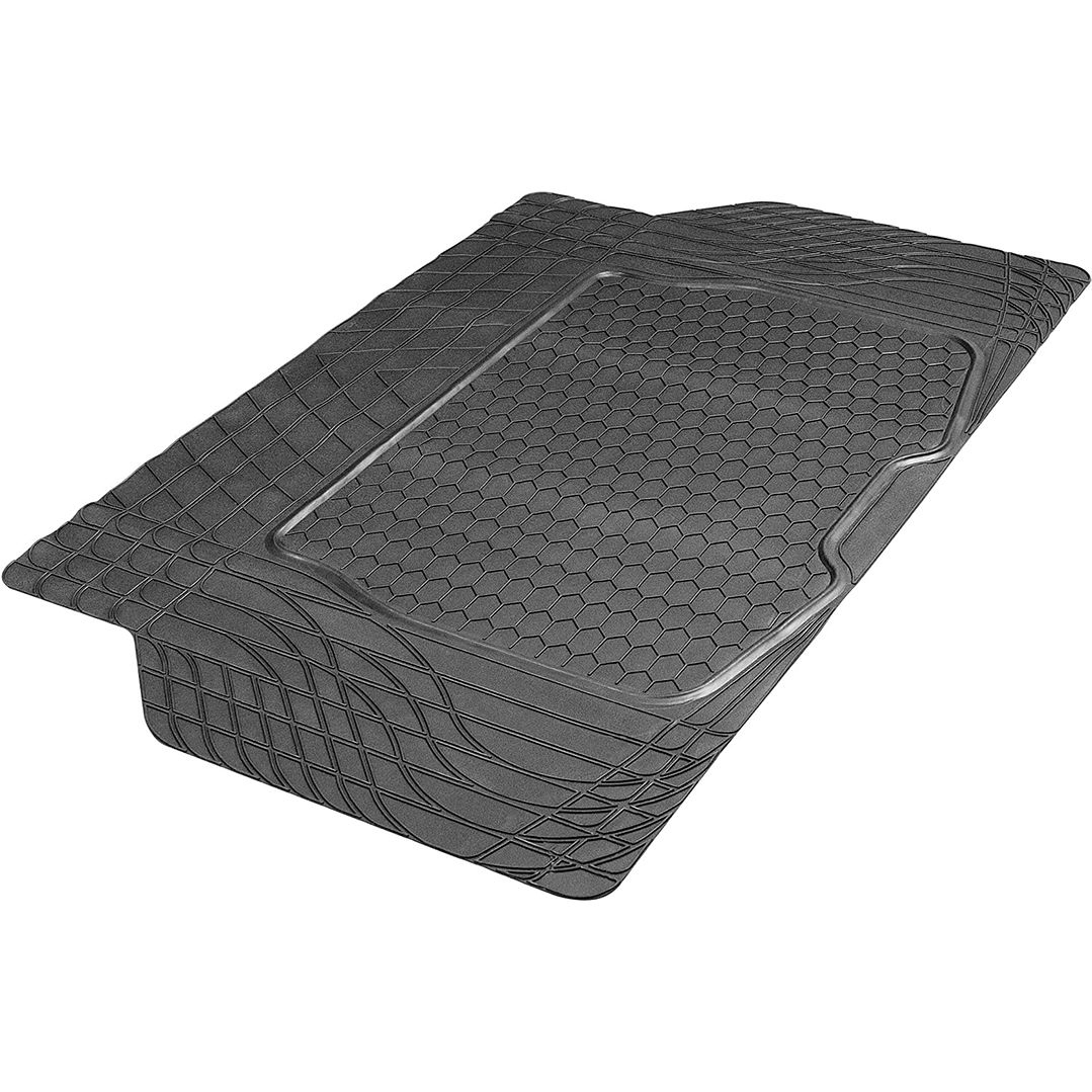 Piso De Goma Maletero Para Autos Negro Genérico 1