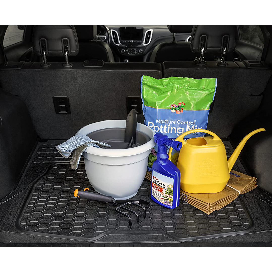 Piso De Goma Maletero Para Autos Negro Genérico 5