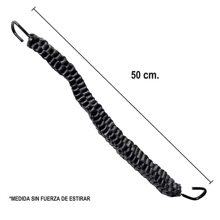 Pulpo Elastico De Amarre 2 Ganchos Para Autos Y Camionetas 2