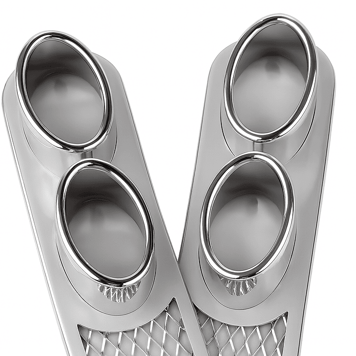  Protector De Parachoques Universal Gris Tuning 2