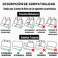Fundas Asiento Suzuki Eco Cuero Negro – 9 Piezas Bordadas | JJ Group - thumbnail 2