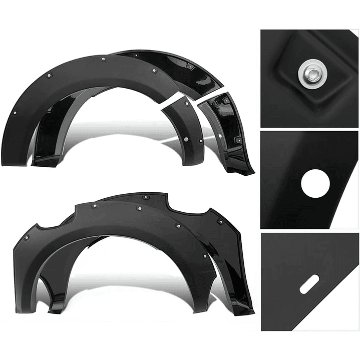 Fangueras Extensiones De Tapabarro Ford Ranger 2024-2026 2